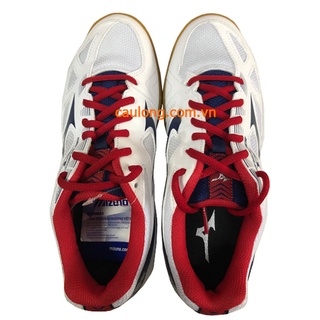 Giày Cầu Lông Mizuno Sky Blaster Trắng Đỏ