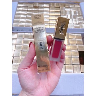 Son kem lì YSL Tatouage Matte 08 - màu đỏ rượu đánh lòng môi siêu xinh