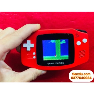 (tiến xíu)điện tử 4 nút cầm tay mini gb30 tích hợp 400 trò mario ăn nấm