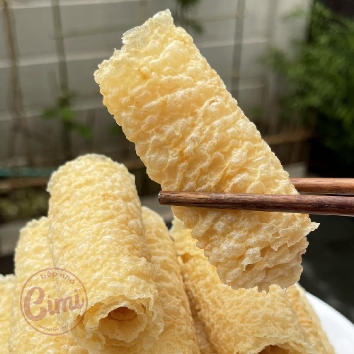 Tàu Hũ Ki Sấy Giòn - Phù Trúc Cuộn Thả Lẩu Ring Roll 168g - Bếp Nhà CIMI