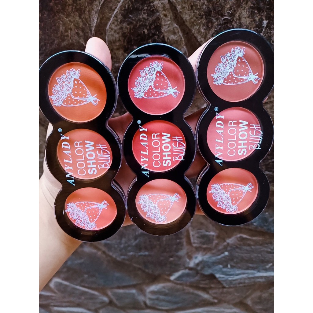 Má Hồng 3 ô Any Lady Color Show Blush