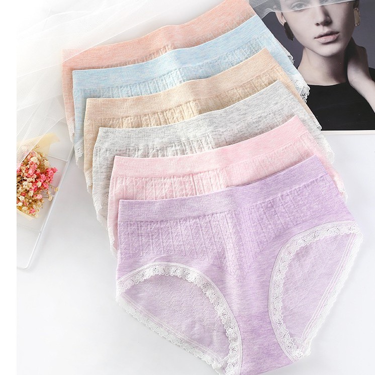 Quần lót nữ cotton CAO CẤP kháng khuẩn FREESIZE dưới 57kg Sexy.bg