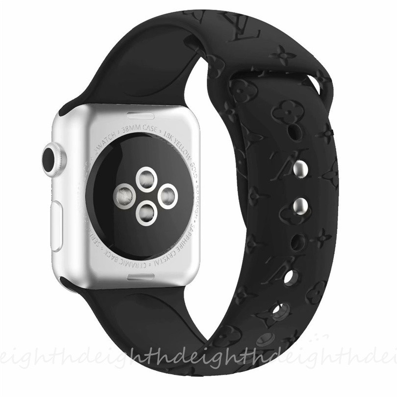 Dây đeo silicon mềm họa tiết mèo hoạt hình cho iwatch dòng 7 6 se 5 4 3 2 1 kích thước 41mm 45mm 44mm 40mm 42mm 38mm