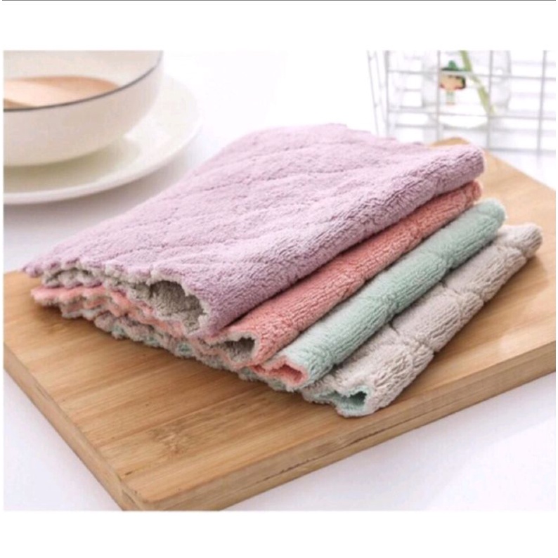10 khăn lau bếp đa năng cỡ lớn, siêu thấm hút, tiện lợi, lau gì cũng được, giá rẻ tiết kiệm