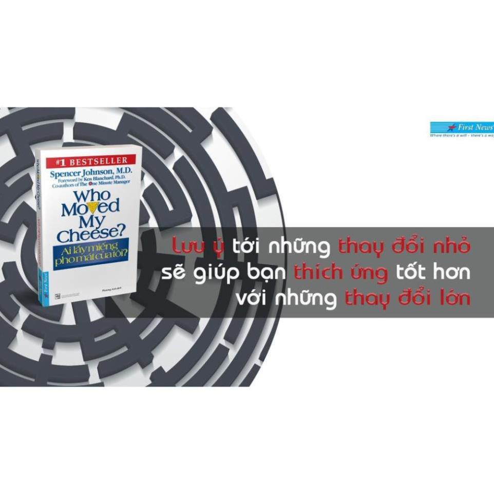 Sách - Ai lấy miếng pho mát của tôi? Tái bản cập nhật 2021 68k - First News