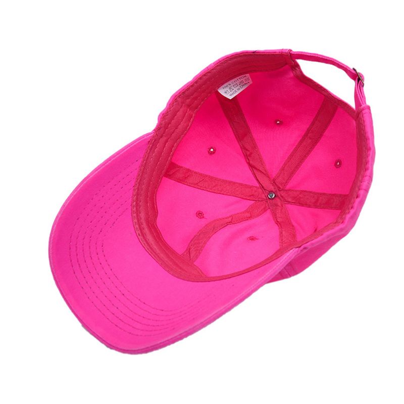 Mũ lưỡi trai chống nắng màu sắc neon dạ quang phong cách thời trang hip hop
