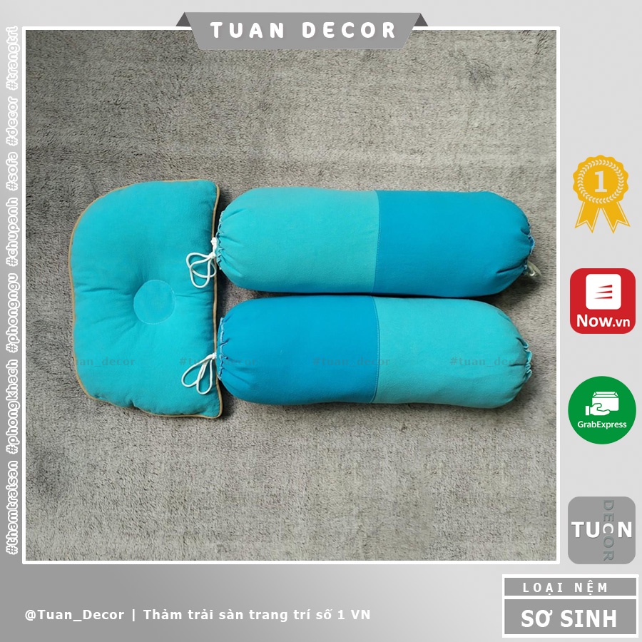 Cặp gối ôm cho bé dưới 1 tuổi | 3 tháng | 6 tháng | Vải CARA KIMHOME chính hãng