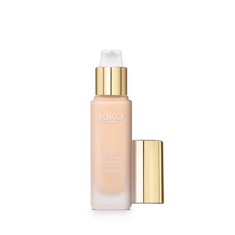 Phấn phủ &amp; kem nền 24h chống nắng Kiko Dolce Diva SPF50 dòng mới