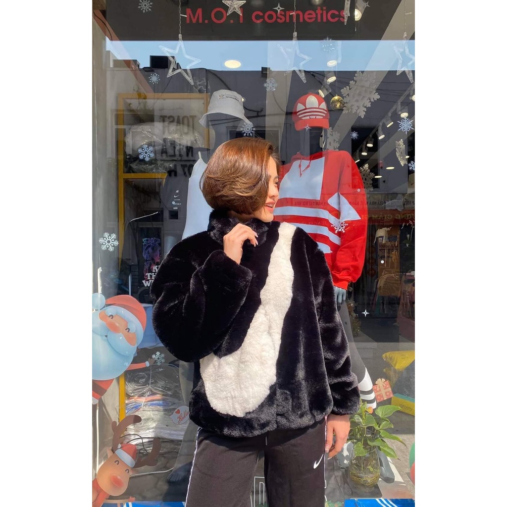 Áo khoác lông Nam Nữ ,Áo lông Hàng Quảng Châu,không xù lông,lông thỏ dày dặn