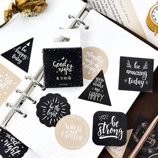 Set 45 miếng dán trang trí chữ tiếng Anh DIY
