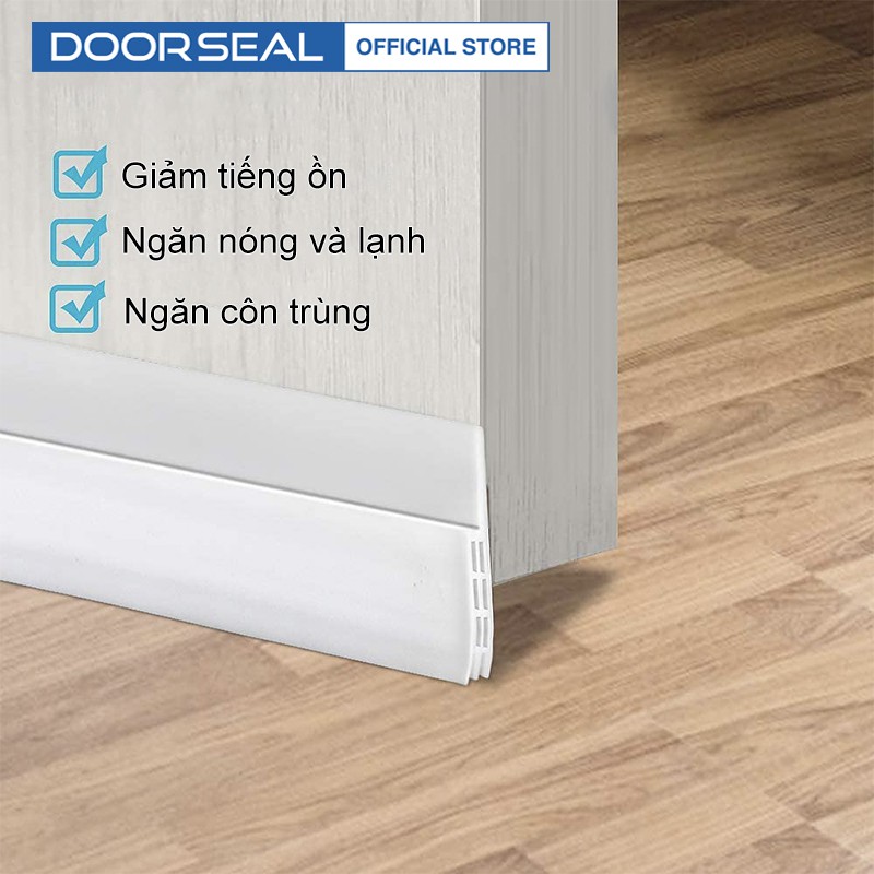 [Phiên bản mới] Ron Dán Chân Cửa Rộng 80mm Cực Dính Chống Côn Trùng, Khói Bụi, Tiếng Ồn