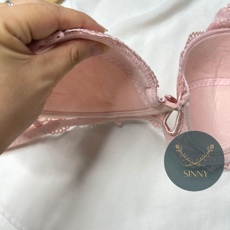 Áo lót nữ bigsize, áo ngực ren hoàn toàn không mút, có gọng, nội y cup B Thái Lan Anny 10030, Sinny