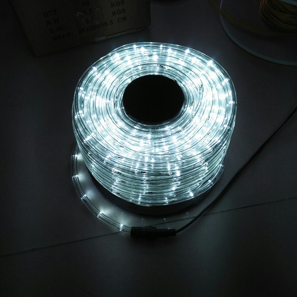 LED Dây Cuộn 50m - 24 Bóng/M, IP65 220V