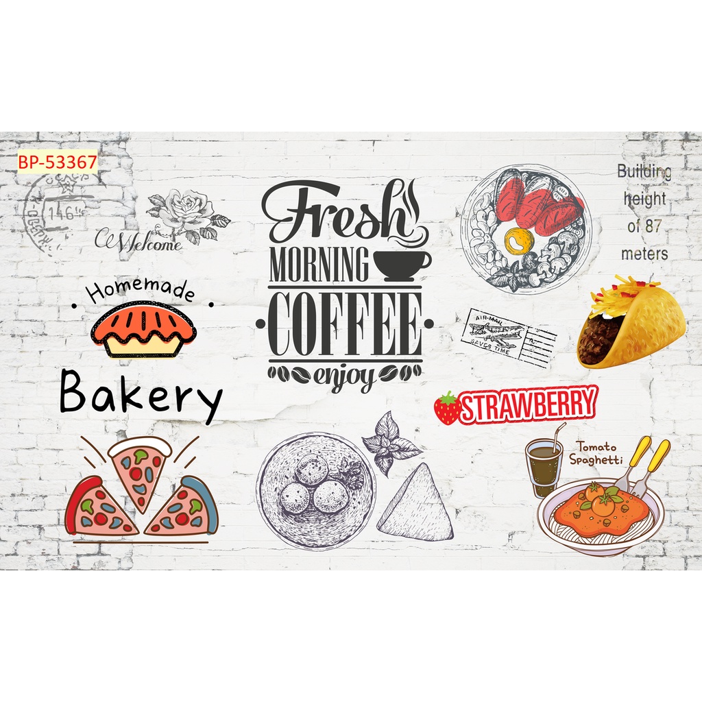 Tranh dán tường vải lụa 3D giành cho Trà chanh in theo kích thước yêu cầu – Không giới hạn kích thước