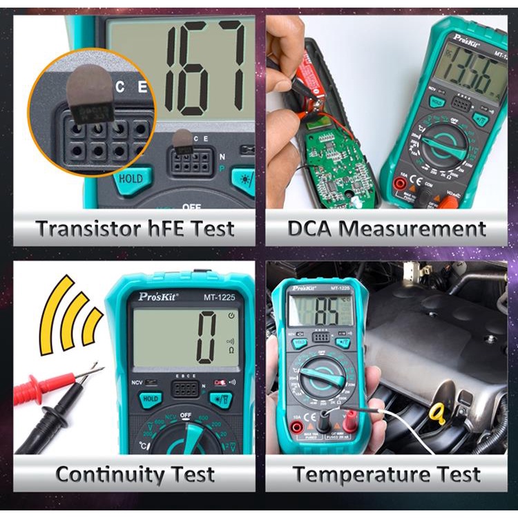 Đồng hồ đo Pro'skit MT-1225