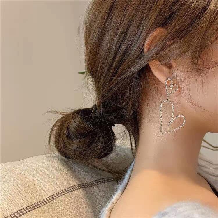 Bông tai nữ phong cách Hàn Quốc mẫu mới 2021 cá tính kiểu dáng xinh đẹp cá tính thời trang
