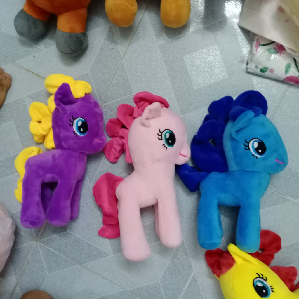 THÚ NHỒI BÔNG NGỰA PONY 35CM GẤU BÔNG NGỰA PONY THÚ BÔNG NGỰA PONY