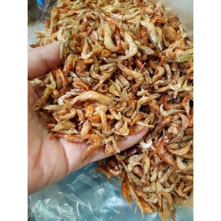 Tép đồng nước ngọt phơi khô giòn rụm, sạch sẽ không sạn cát, đóng túi 1 lạng_ Tép gạo sạch