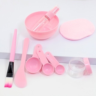 BỘ KIT CHÉN CỌ SKINCARE 9 MÓN PHA MẶT NẠ