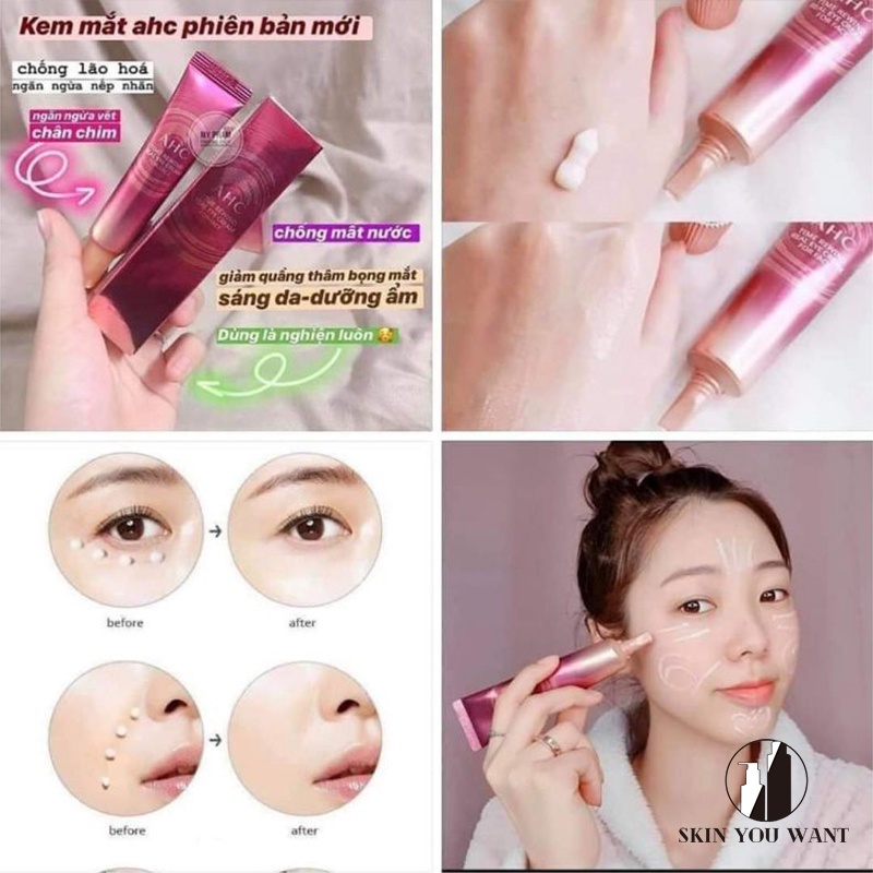 Kem Chống Nhăn và giảm Thâm Quầng Mắt AHC ULTIMATE REAL EYE CREAM FOR FACE