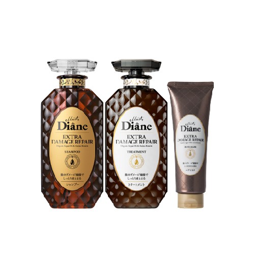 Cặp Gội Xả Phục Hồi Tóc Hư Tổn Nặng Moist Diane Extra Damage Repair 450mlx2 | BigBuy360 - bigbuy360.vn
