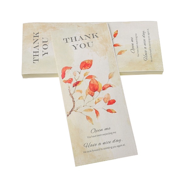 Tem giấy chữ 'Thank you'  ĐỦ LOẠI NHIỀU SIZE- MẪU ĐẸP.
