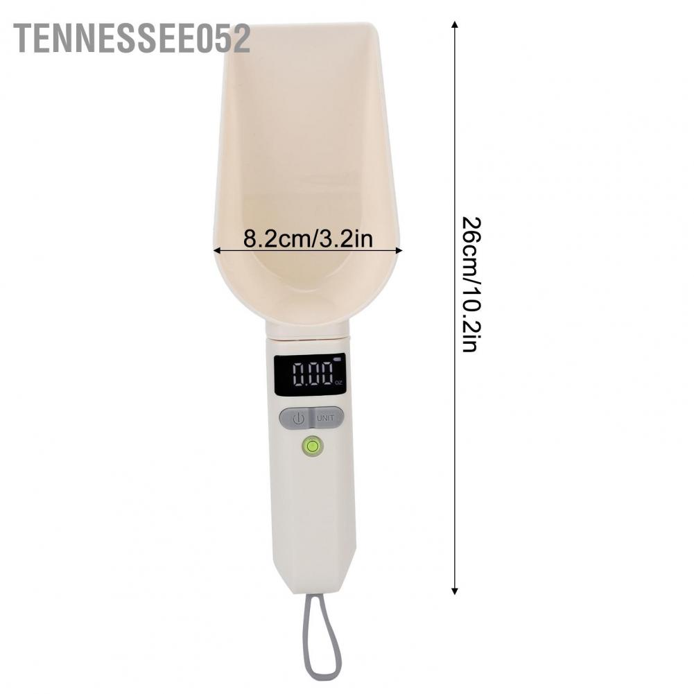 Tennessee052 Pet Weighing Spoon Food Grade High Accuracy Detachable Digital Scale for