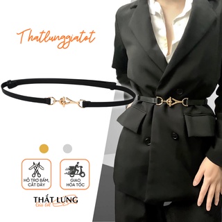 Đai thắt lưng váy da bản mảnh nhỏ 1.5cm DV073 - Thắt Lưng Giá Tốt