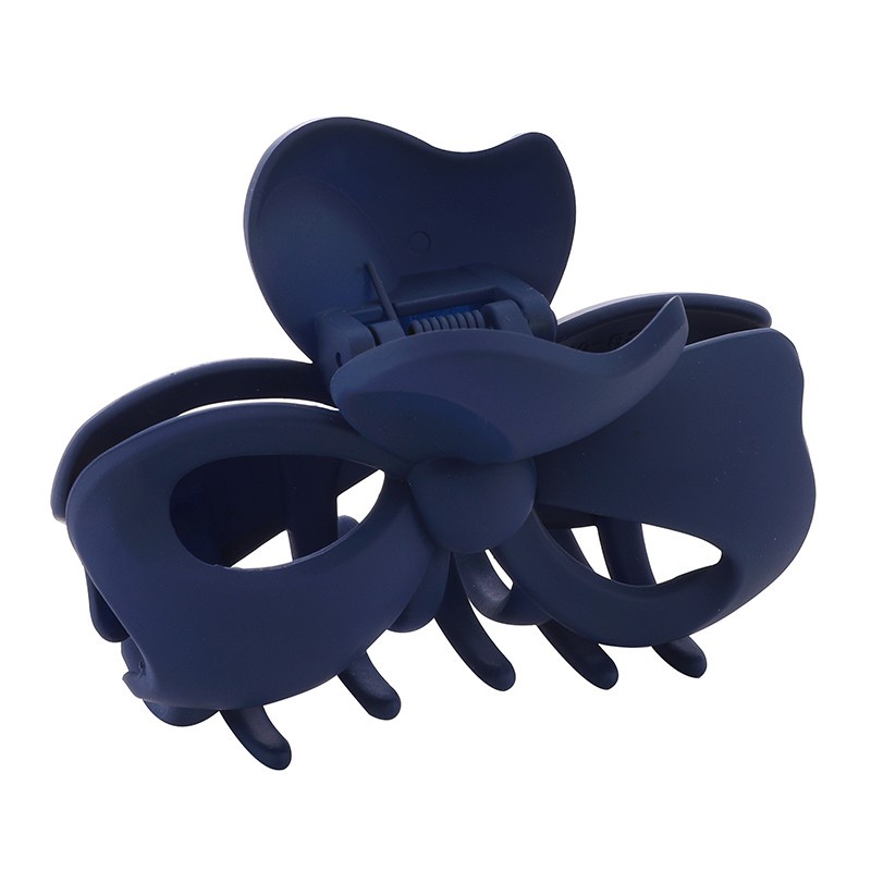 Kẹp tóc màu trơn hình dáng nơ phong cách Hàn Quốc thời trang thanh lịch