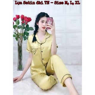 SET BỘ LỤA SATIN PJZAMA SIZE L 50-55KG