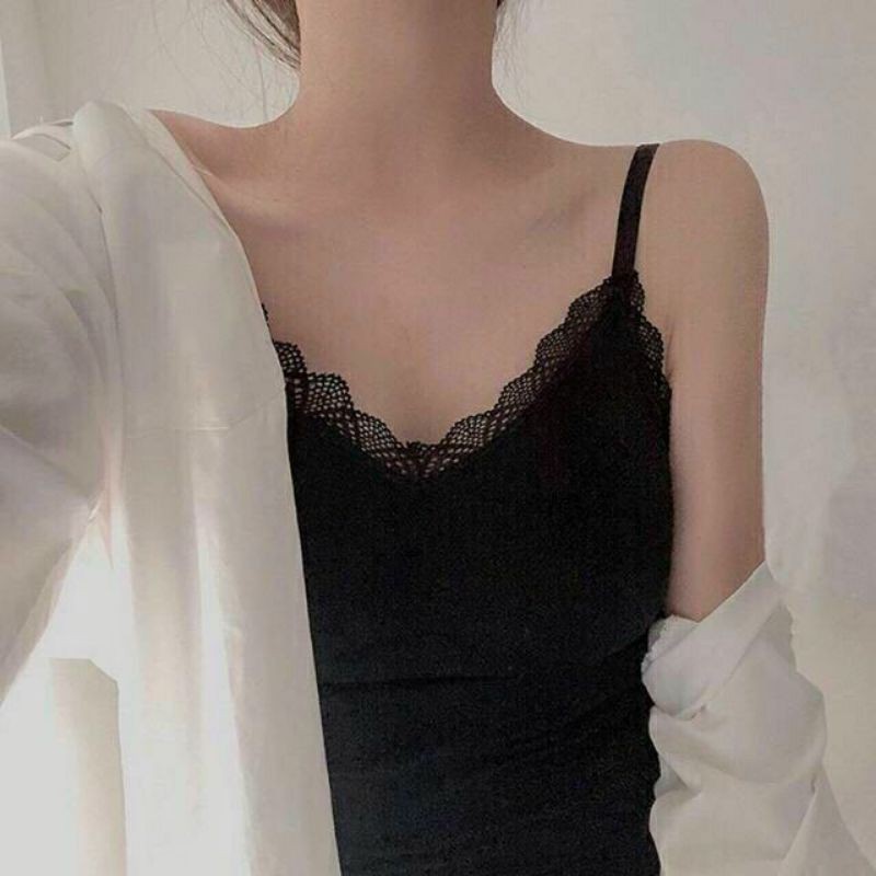 Áo Bra 2 Dây Dáng Dài Chất Mềm Mịn