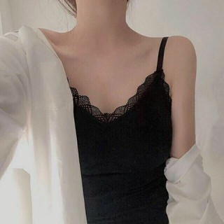 Áo bra 2 dây dáng dài chất mềm mịn