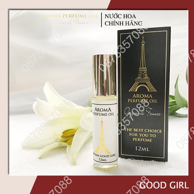 Nước Hoa Nữ, Tinh Dầu Nước Hoa Pháp GOOD GIRL12ml - Gợi Cảm, Nữ Tính | Thế Giới Skin Care