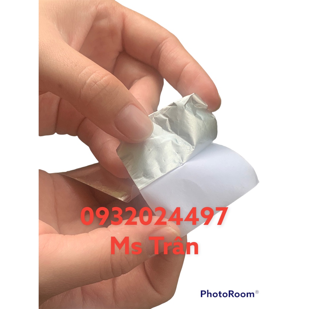 COMBO 36 CUỘN BĂNG KEO BẠC NHÔM CHỊU NHIỆT 5CM X 25MM