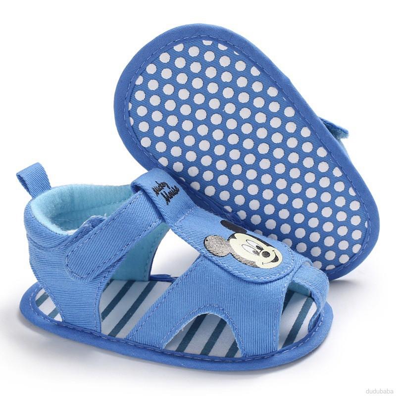 Giày Sandal Đế Mềm Cho Bé Trai Từ 0-18 Tháng Tuổi