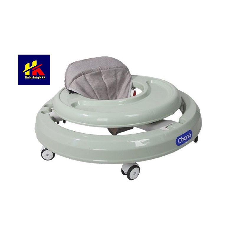 Xe tập đi Ohana đa năng có thể làm bàn ăn dặm siêu tiện lợi, Xe Tròn Tập Đi Cho Bé Có Bàn Ăn Dặm tiện ích 2 trong 1
