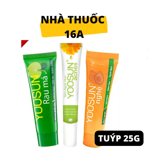 YOOSUN RAU MÁ / NGHỆ / ACNES - CHÍNH HÃNG CÔNG TY ĐẠI BẮC - HỖ TRỢ LIỀN SẸO, XOÁ THÂM, TÁI TẠO DA