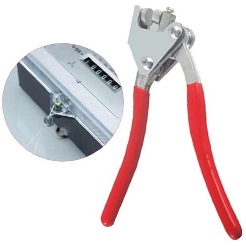 Bộ kìm kẹp chì + hạt + dây niêm phong đồng hồ điện nước điện tử