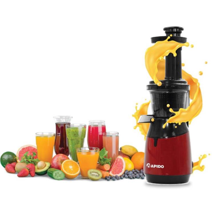 Máy ép chậm Rapido RSJ150 150W 300ml động cơ êm, tiết kiệm điện năng, phù hợp mọi gia đình, bảo hành 12 tháng