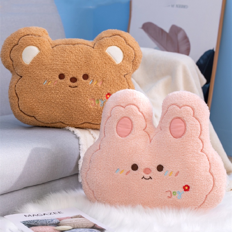 Gối Ôm Nhồi Bông Mềm Mại Hình Động Vật Dễ Thương Chất Lượng Cao