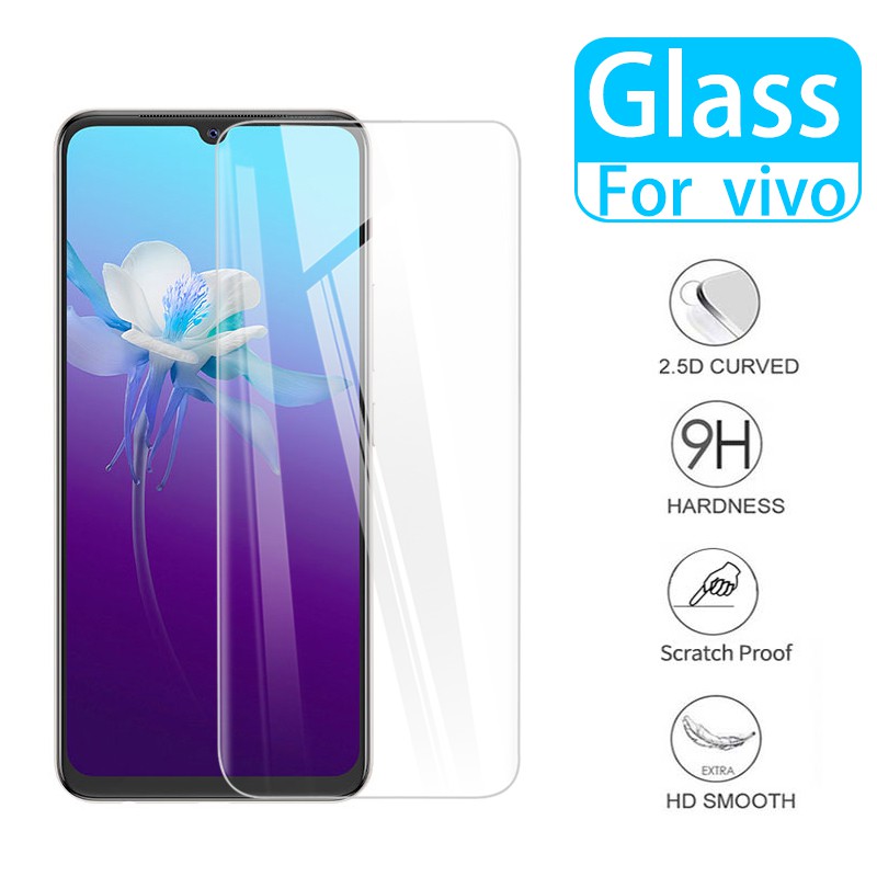 Kính cường lực trong suốt  Glass Vivo V21 V20 SE V21e Y72 Y20 Y20i Y31 Y51 Y17 Y15 Y12 Y11 Y20s Y11s Y12s Y19 Y30 Y50 V17 V19 Neo V15 Pro S7 S1 Pro 5G