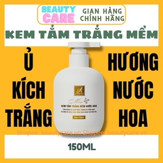 Kem tắm trắng mềm nước hoa A COSMETICS 150ML,Siêu Kích Trắng Tự Nhiên,Mềm Mịn Da BEAUTY CARE