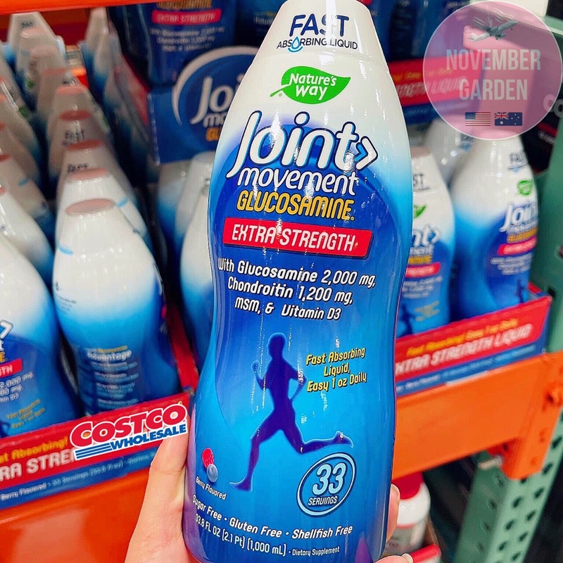 Glucosamine nước Joint Movement Glucosamine 1000ml hỗ trợ dẻo dai xương khớp