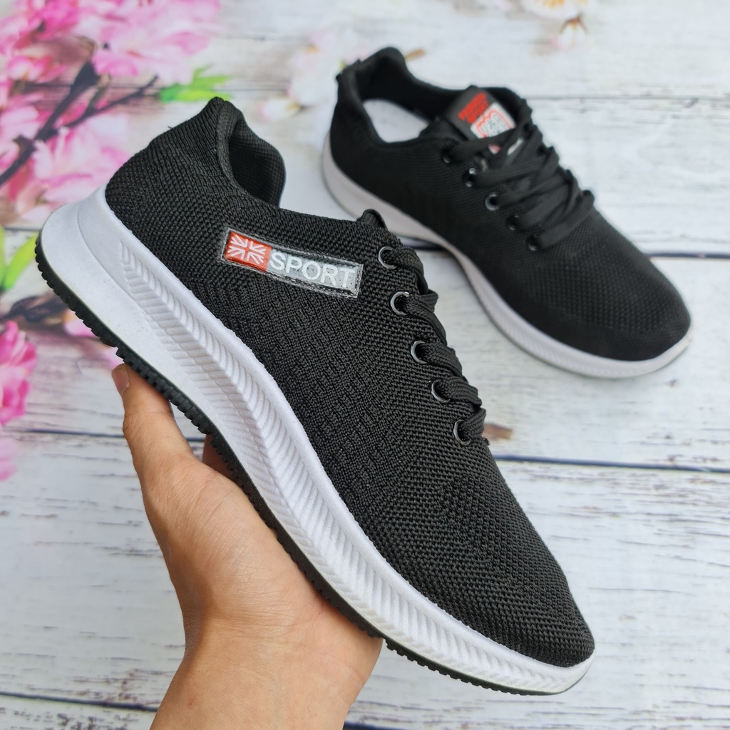 Giày sneaker thể thao nam đế cao, thoáng hơi, mang êm H82