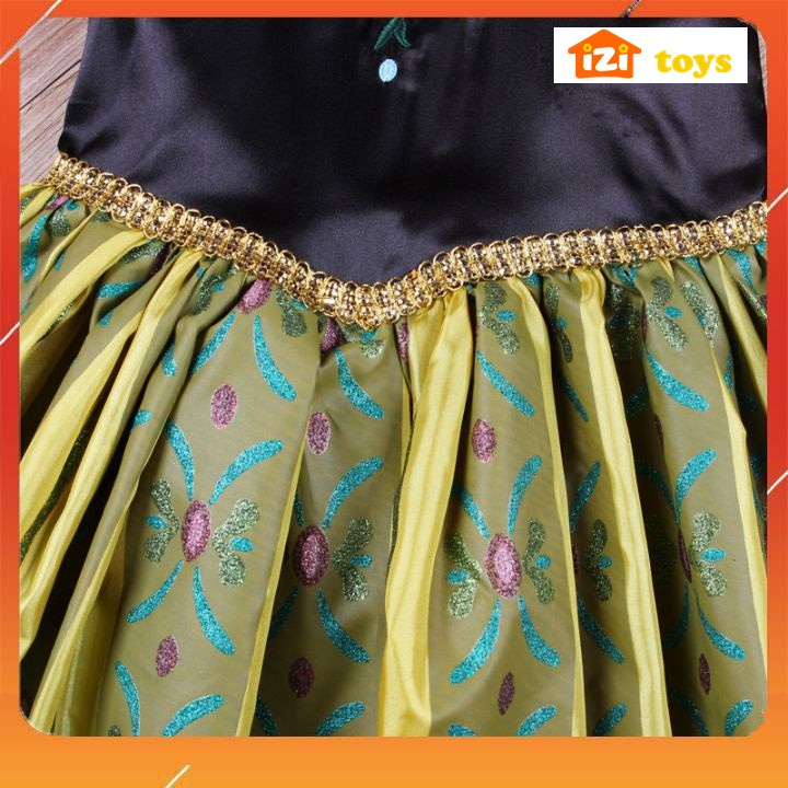 Váy đầm hóa trang công chúa Anna cho bé gái