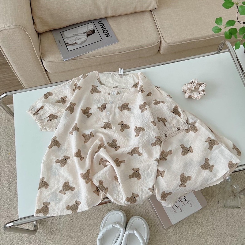 ĐỔ NGỦ ULZZANG KÈM CHUN BUỘC (ảnh thật)