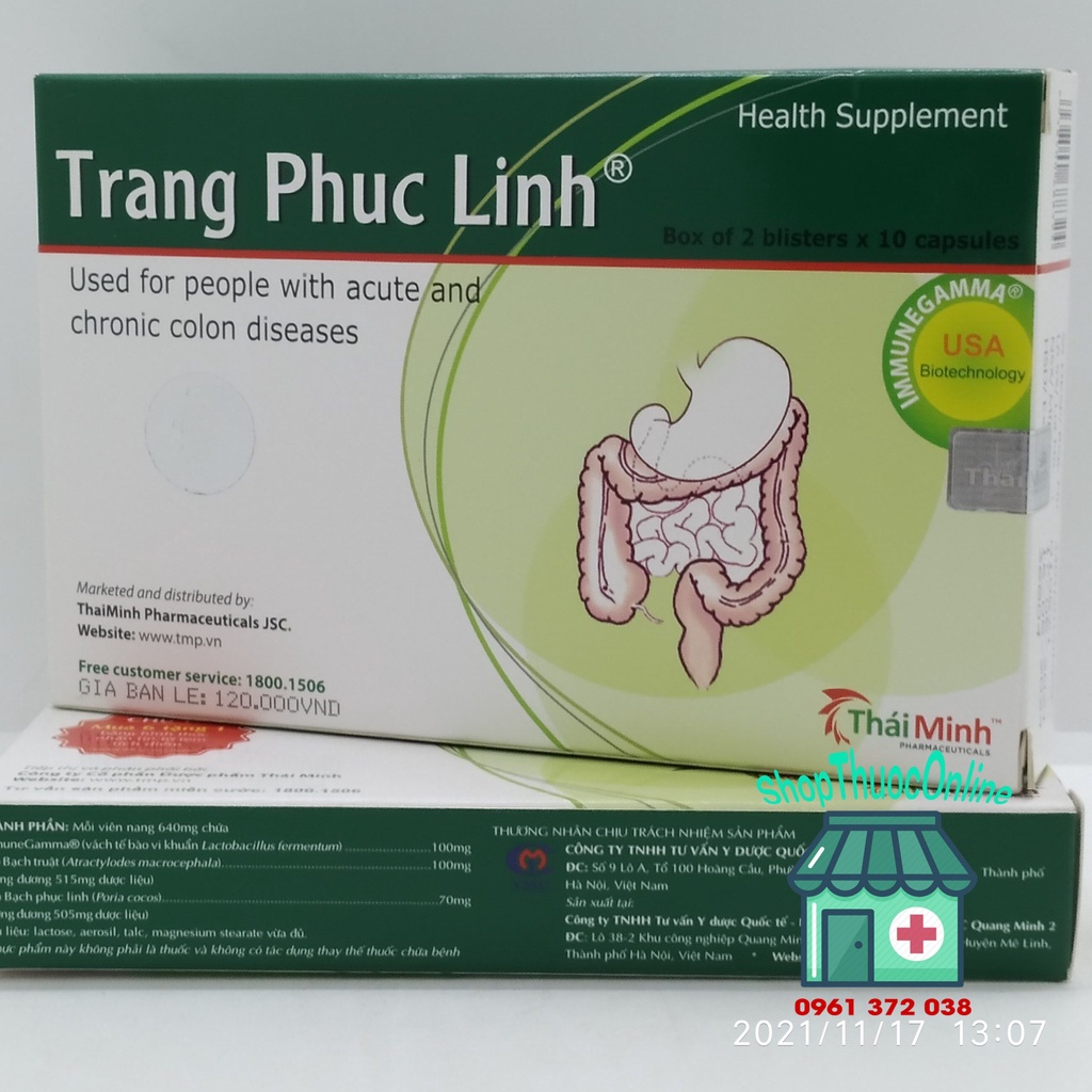 Tràng Phục Linh và Tràng Phục Linh PLUS  nếu không giảm triệu chứng sau 2 tháng sử dụng