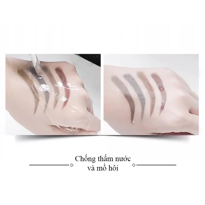 Bút Chì Kẻ Lông Mày Phẩy Sợi 4D MKING PRETTY Chì Kẻ Mày Rõ Nét Chống Nước Siêu Bền Màu Yasan