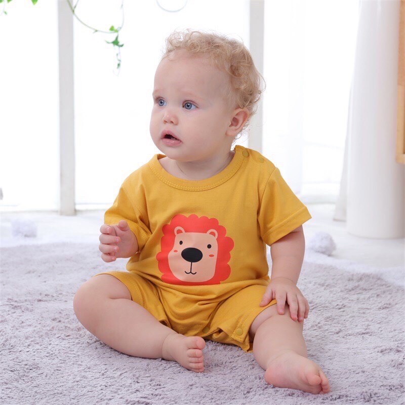 Body Đùi Hè Cho Bé Trai  Bé Gái  Hàng Quảng Châu Chất Cotton 100% Thấm Hút Mòi Hôi