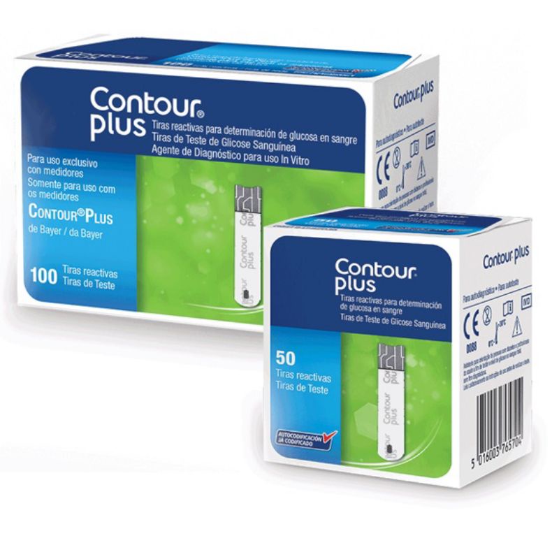 50 que thử đường huyết Contour Plus( date 1/2023